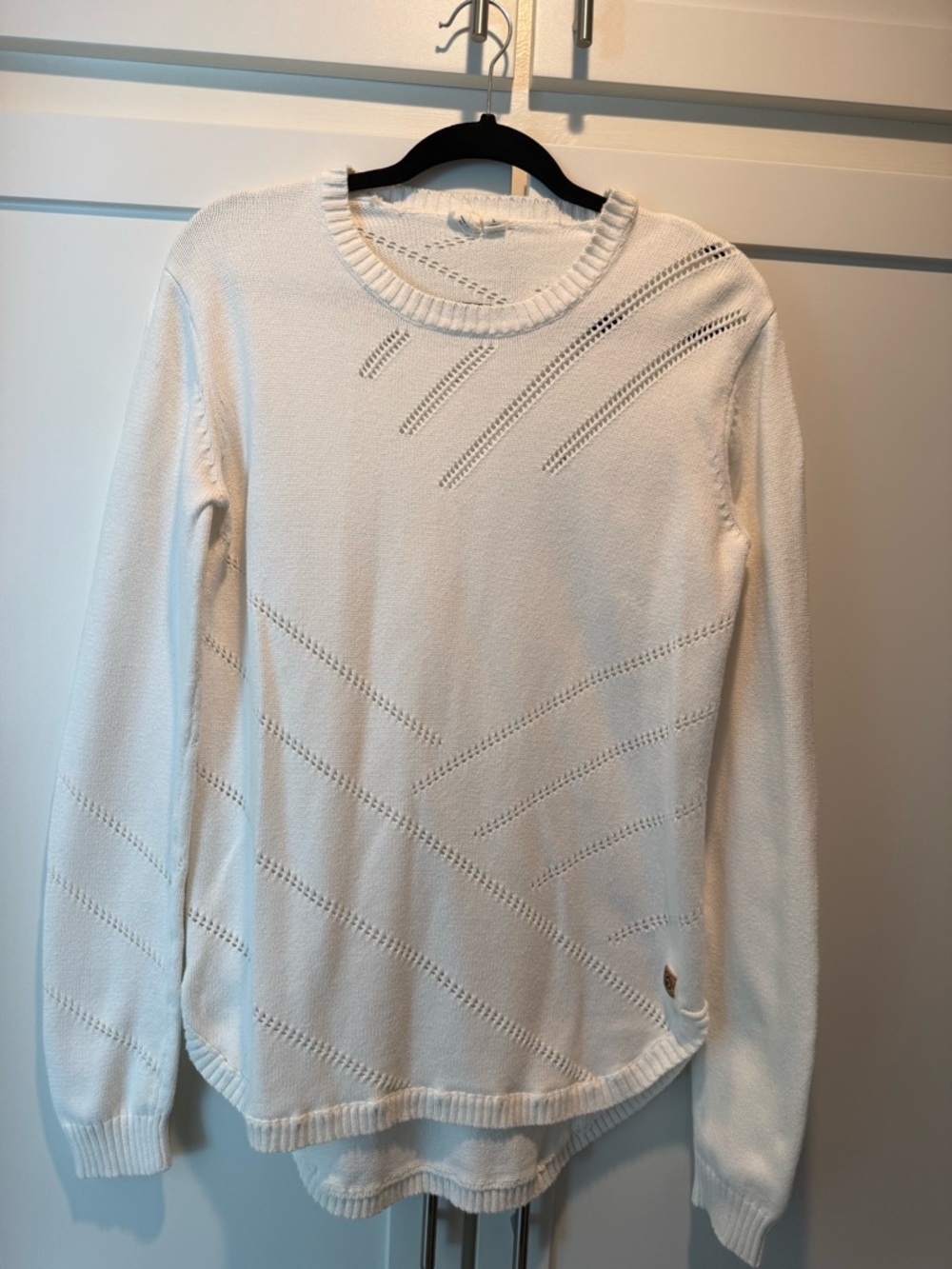 Tentree Organic Cotton Forever After Sweater "Cloud White" Size Large